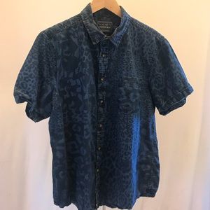 Topman Leopard Print Shirt